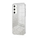 For Samsung Galaxy S24+ 5G Gradient Glitter Powder Electroplated Phone Case(Transparent)