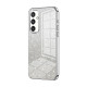 For Samsung Galaxy S24+ 5G Gradient Glitter Powder Electroplated Phone Case(Silver)