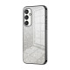 For Samsung Galaxy S24+ 5G Gradient Glitter Powder Electroplated Phone Case(Black)