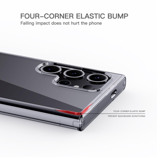 For Samsung Galaxy S24+ 5G Crystal Series PC + TPU Phone Case(Transparent)
