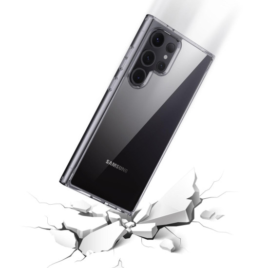 For Samsung Galaxy S24+ 5G Crystal Series PC + TPU Phone Case(Transparent)