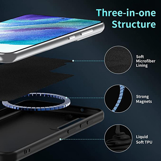 For Samsung Galaxy S24+ 5G MagSafe Magnetic Liquid Silicone Phone Case(Black)