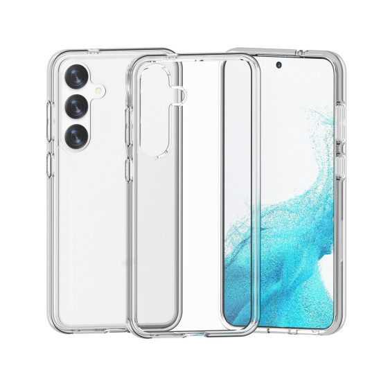 For Samsung Galaxy S24+ 5G Shockproof Terminator Glitter Powder Phone Case(White)