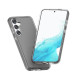 For Samsung Galaxy S24+ 5G Shockproof Terminator Glitter Powder Phone Case(Transparent Black)