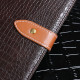 For Samsung Galaxy S24+ 5G idewei Crocodile Texture Leather Phone Case(Red)