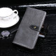 For Samsung Galaxy S24+ 5G idewei Crocodile Texture Leather Phone Case(Grey)