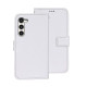 For Samsung Galaxy S24+ 5G idewei Crazy Horse Texture Leather Phone Case(White)