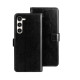 For Samsung Galaxy S24+ 5G idewei Crazy Horse Texture Leather Phone Case(Black)