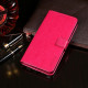 For Samsung Galaxy S24+ 5G idewei Crazy Horse Texture Leather Phone Case(Rose Red)