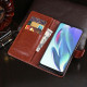 For Samsung Galaxy S24+ 5G idewei Crazy Horse Texture Leather Phone Case(Rose Red)