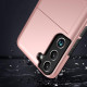 For Samsung Galaxy S24+ 5G Shockproof Armor Phone Case with Card Slot(Rose Red)