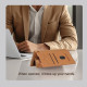For Samsung Galaxy S24+ 5G NILLKIN Qin Prop Series Flip Camera Cover Design Leather Phone Case(Brown)