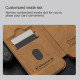 For Samsung Galaxy S24+ 5G NILLKIN Qin Prop Series Flip Camera Cover Design Leather Phone Case(Brown)