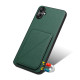 For Samsung Galaxy S24+ 5G Denior Imitation Calf Leather Back Phone Case with Holder(Green)