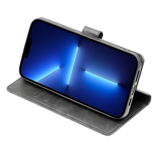 For Samsung Galaxy S24+ 5G Calf Texture Buckle Flip Leather Phone Case(Black)