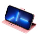 For Samsung Galaxy S24+ 5G Calf Texture Buckle Flip Leather Phone Case(Rose Gold)