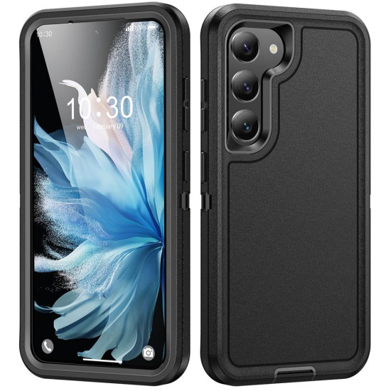 For Samsung Galaxy S24+ 5G / S25+ 5G Life Waterproof Rugged Phone Case(Black)