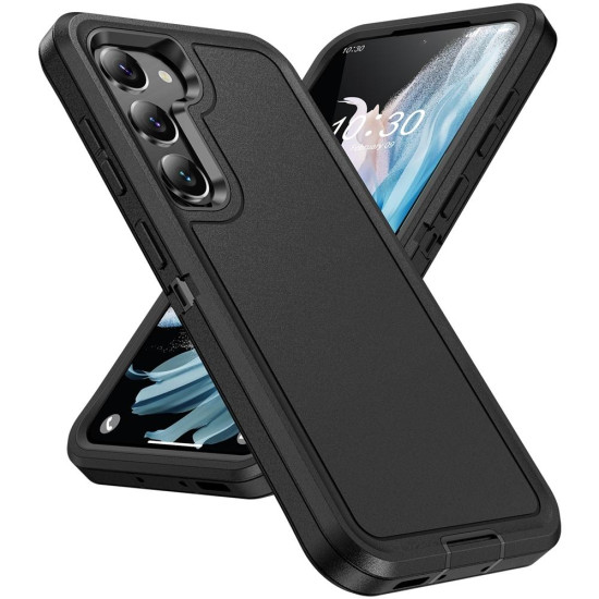 For Samsung Galaxy S24+ 5G / S25+ 5G Life Waterproof Rugged Phone Case(Black)