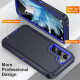For Samsung Galaxy S24+ 5G / S25+ 5G Life Waterproof Rugged Phone Case(Dark Blue + Royal Blue)