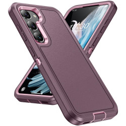 For Samsung Galaxy S24+ 5G / S25+ 5G Life Waterproof Rugged Phone Case(Purple + Pink)