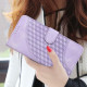 For Samsung Galaxy S24+ 5G YX0060 Elephant Head Embossed Phone Leather Case with Lanyard(Light Purple)