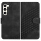 For Samsung Galaxy S24+ 5G YX0060 Elephant Head Embossed Phone Leather Case with Lanyard(Black)