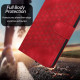 For Samsung Galaxy S24+ 5G YX0060 Elephant Head Embossed Phone Leather Case with Lanyard(Red)