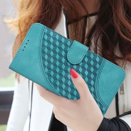 For Samsung Galaxy S24+ 5G YX0060 Elephant Head Embossed Phone Leather Case with Lanyard(Light Blue)