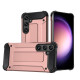 For Samsung Galaxy S24+ 5G Magic Armor TPU Hybrid PC Phone Case(Rose Gold)