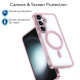 For Samsung Galaxy S24+ 5G MagSafe Magnetic Clear Phone Case(Black)
