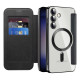 For Samsung Galaxy S24+ 5G MagSafe Magnetic RFID Anti-theft Leather Phone Case(Royal Blue)