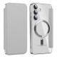 For Samsung Galaxy S24+ 5G MagSafe Magnetic RFID Anti-theft Leather Phone Case(Grey)