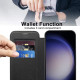 For Samsung Galaxy S24+ 5G MagSafe Magnetic RFID Anti-theft Leather Phone Case(Grey)