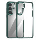 For Samsung Galaxy S24+ 5G Anti-fingerprint Highly Transparent PC Phone Case(Green)