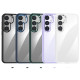 For Samsung Galaxy S24+ 5G Anti-fingerprint Highly Transparent PC Phone Case(Purple)