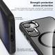 For Samsung Galaxy S24+ 5G MagSafe Anti-fingerprint Highly Transparent PC Phone Case(Blue)