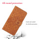 For Samsung Galaxy S24+ 5G Ethnic Style Embossed Pattern Leather Phone Case(Brown)
