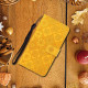 For Samsung Galaxy S24+ 5G Ethnic Style Embossed Pattern Leather Phone Case(Yellow)