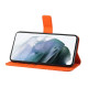 For Samsung Galaxy S24+ 5G Ethnic Style Embossed Pattern Leather Phone Case(Orange)