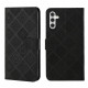 For Samsung Galaxy S24+ 5G Ethnic Style Embossed Pattern Leather Phone Case(Black)