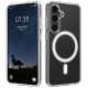 For Samsung Galaxy S24+ 5G MagSafe Magnetic Acrylic TPU Phone Case(Transparent)
