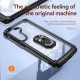 For Samsung Galaxy S24+ 5G TPU + PC Lens Protection Phone Case with Ring Holder(Black)