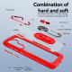 For Samsung Galaxy S24+ 5G TPU + PC Lens Protection Phone Case with Ring Holder(Red)