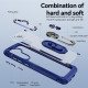 For Samsung Galaxy S24+ 5G TPU + PC Lens Protection Phone Case with Ring Holder(Blue)