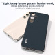 For Samsung Galaxy S24+ 5G ABEEL Genuine Leather Wave Black Edge Phone Case(Green)