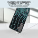 For Samsung Galaxy S24+ 5G ABEEL Genuine Leather Crocodile Pattern Phone Case(Blue)