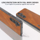 For Samsung Galaxy S24+ 5G ABEEL Retro Texture PU Phone Case(Brown)