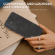 For Samsung Galaxy S24+ 5G ABEEL Retro Texture PU Phone Case(Black)