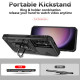 For Samsung Galaxy S24+ 5G Sliding Camshield Holder Phone Case(Black)