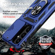 For Samsung Galaxy S24+ 5G Sliding Camshield Holder Phone Case(Blue)
